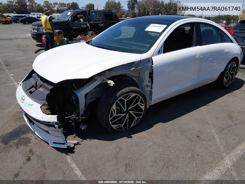 2024 Hyundai Ioniq 6 Limited VIN: KMHM54AA7RA061740 Lot: 45605909