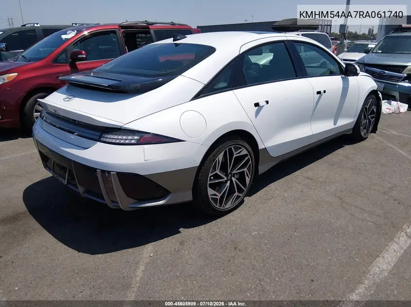 2024 Hyundai Ioniq 6 Limited VIN: KMHM54AA7RA061740 Lot: 45605909