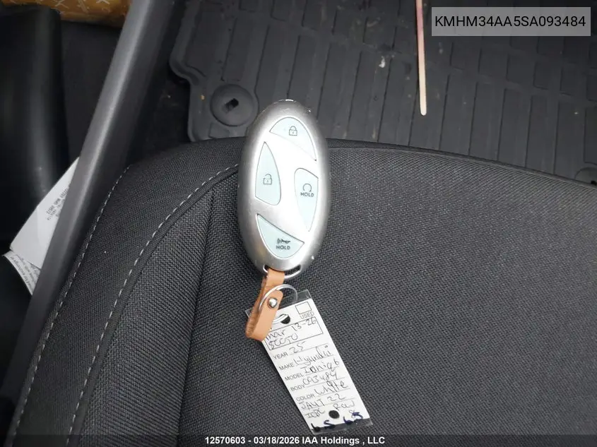 2025 Hyundai Ioniq 6 Sel VIN: KMHM34AA5SA093484 Lot: 12570603