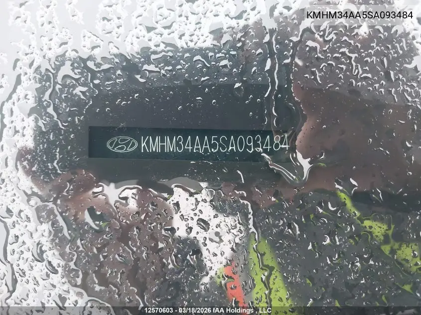 2025 Hyundai Ioniq 6 Sel VIN: KMHM34AA5SA093484 Lot: 12570603