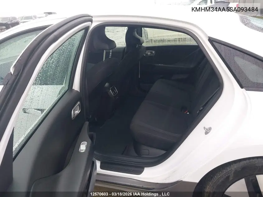 2025 Hyundai Ioniq 6 Sel VIN: KMHM34AA5SA093484 Lot: 12570603