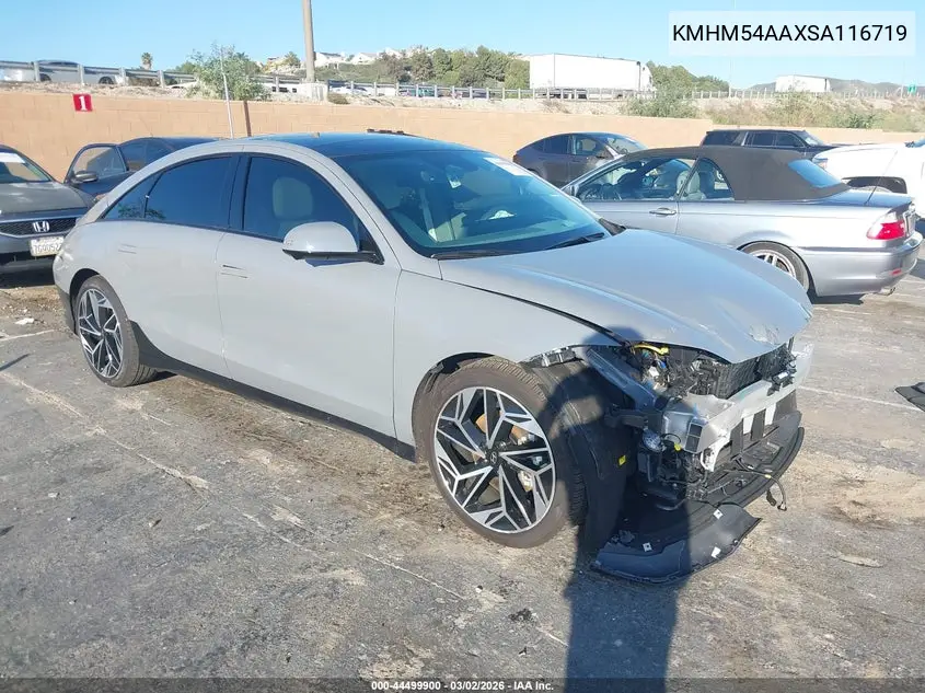 2025 Hyundai Ioniq 6 Limited VIN: KMHM54AAXSA116719 Lot: 44499900
