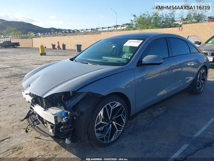 2025 Hyundai Ioniq 6 Limited VIN: KMHM54AAXSA116719 Lot: 44499900