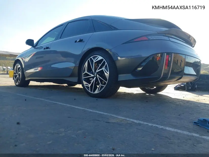 2025 Hyundai Ioniq 6 Limited VIN: KMHM54AAXSA116719 Lot: 44499900