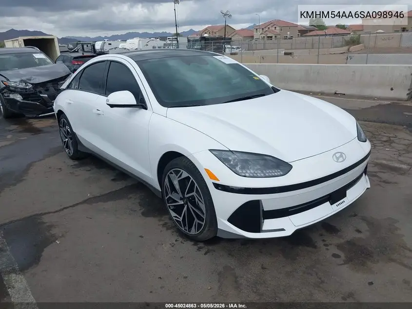 2025 Hyundai Ioniq 6 Limited VIN: KMHM54AA6SA098946 Lot: 45024863