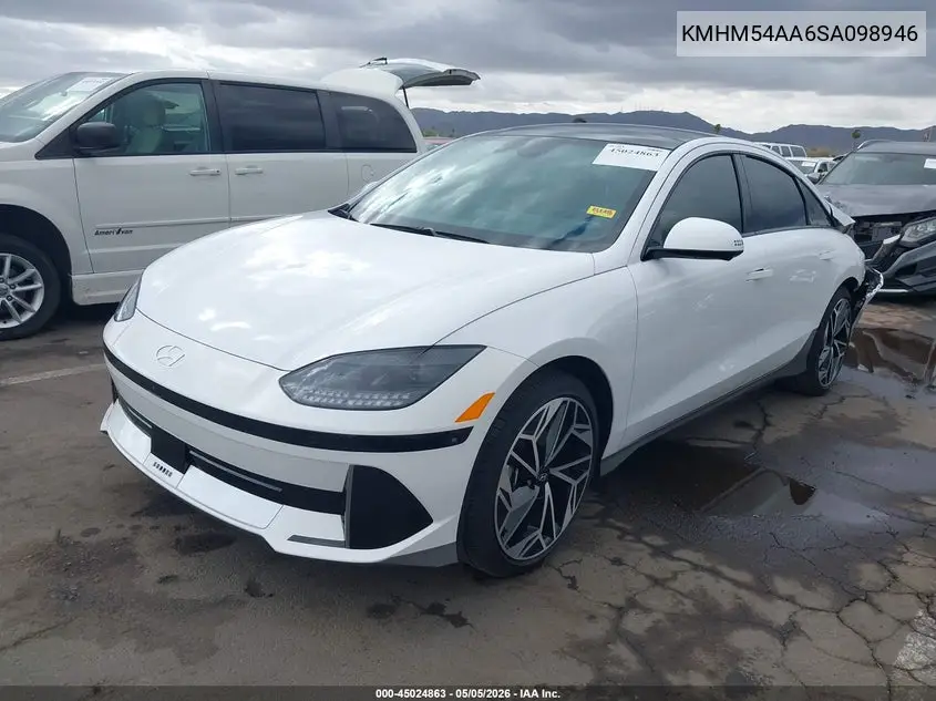 2025 Hyundai Ioniq 6 Limited VIN: KMHM54AA6SA098946 Lot: 45024863