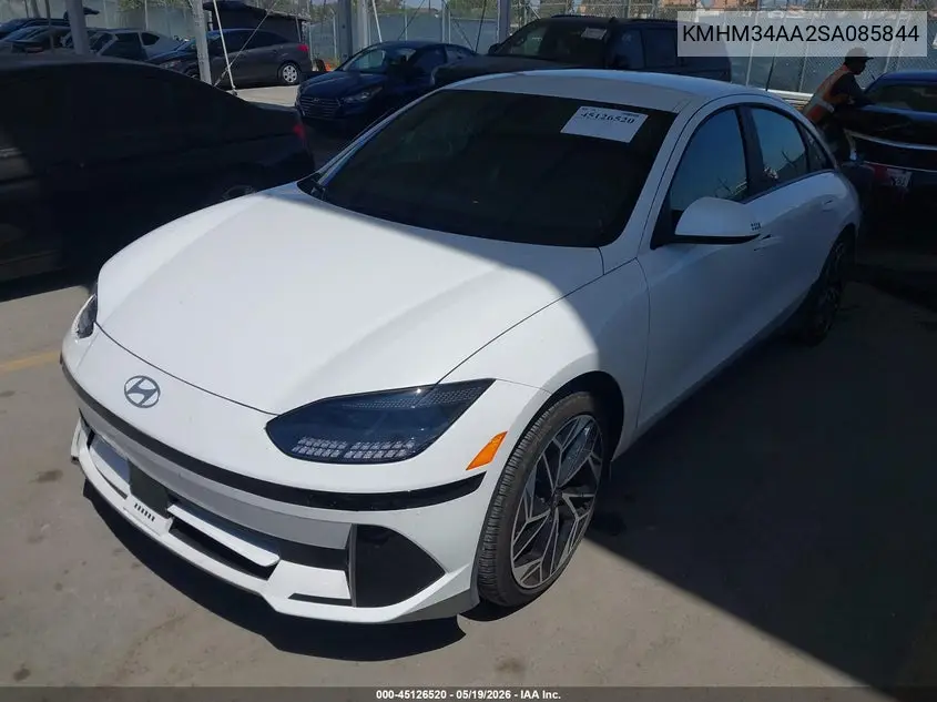 2025 Hyundai Ioniq 6 Sel VIN: KMHM34AA2SA085844 Lot: 45126520