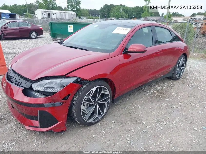 2025 Hyundai Ioniq 6 Limited VIN: KMHM54AA4SA105358 Lot: 45199707