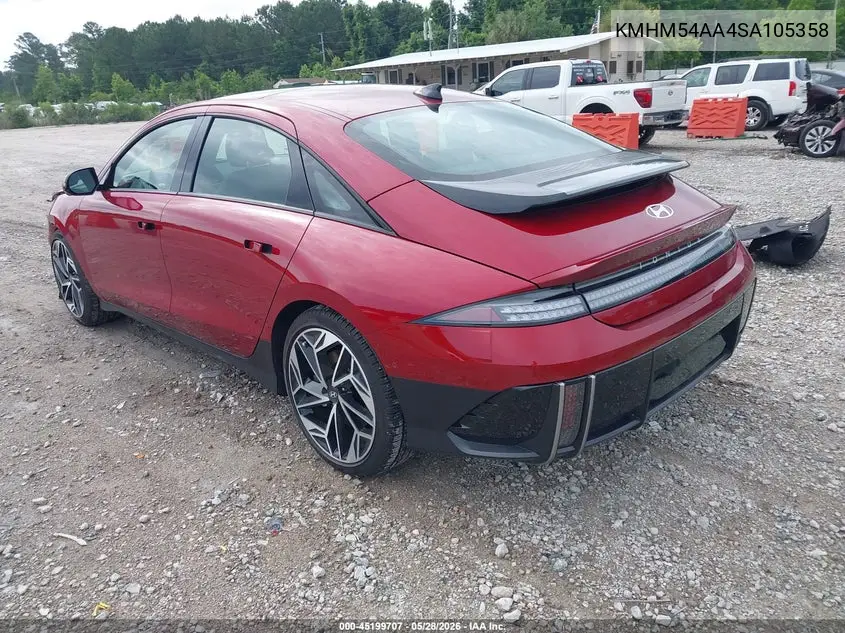 2025 Hyundai Ioniq 6 Limited VIN: KMHM54AA4SA105358 Lot: 45199707