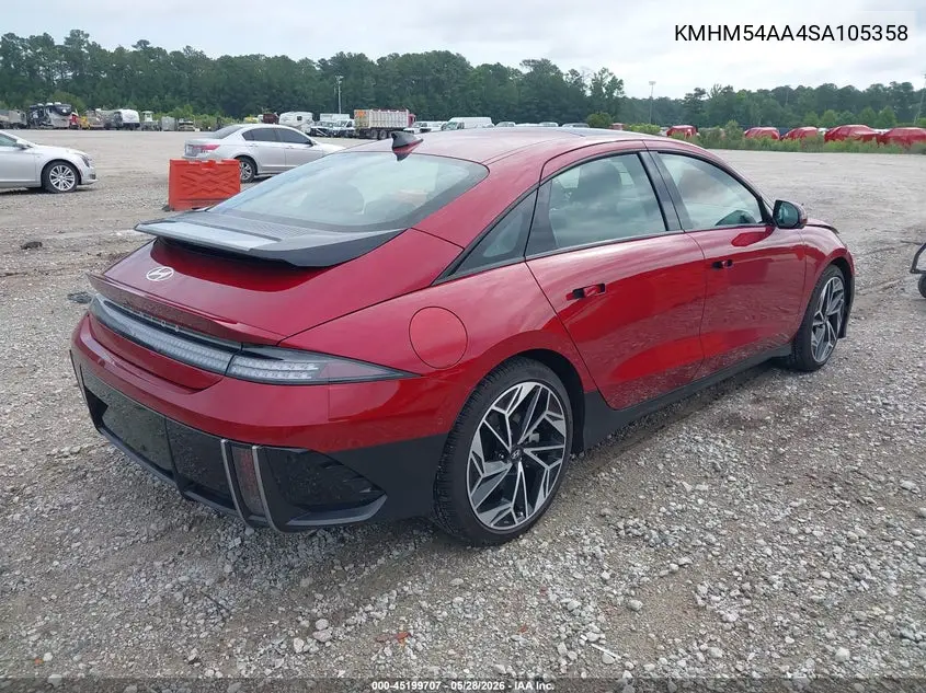2025 Hyundai Ioniq 6 Limited VIN: KMHM54AA4SA105358 Lot: 45199707