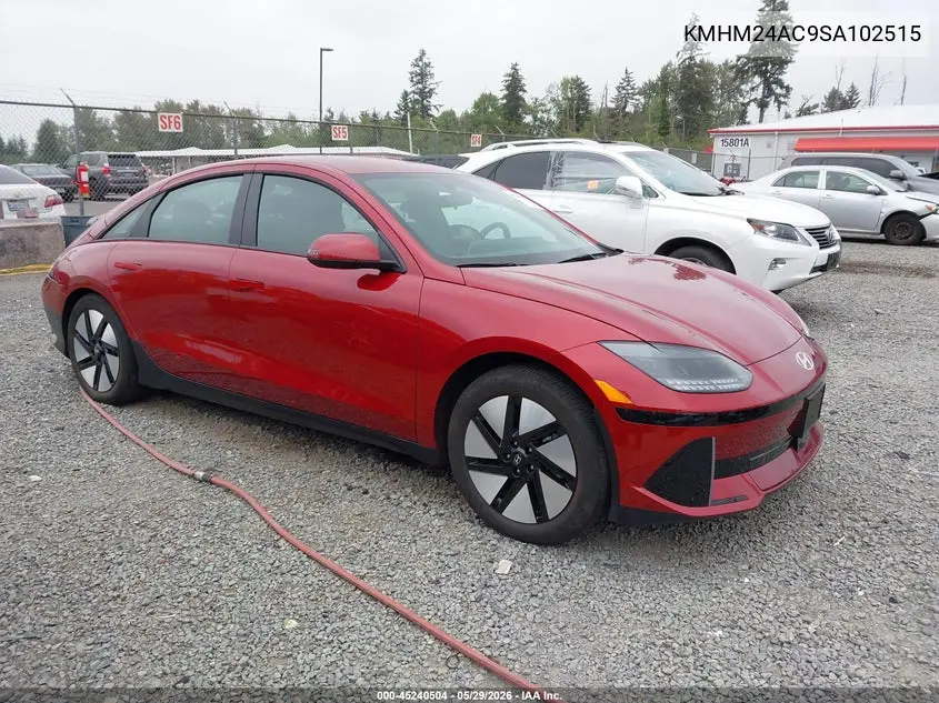 2025 Hyundai Ioniq 6 Se VIN: KMHM24AC9SA102515 Lot: 45240504