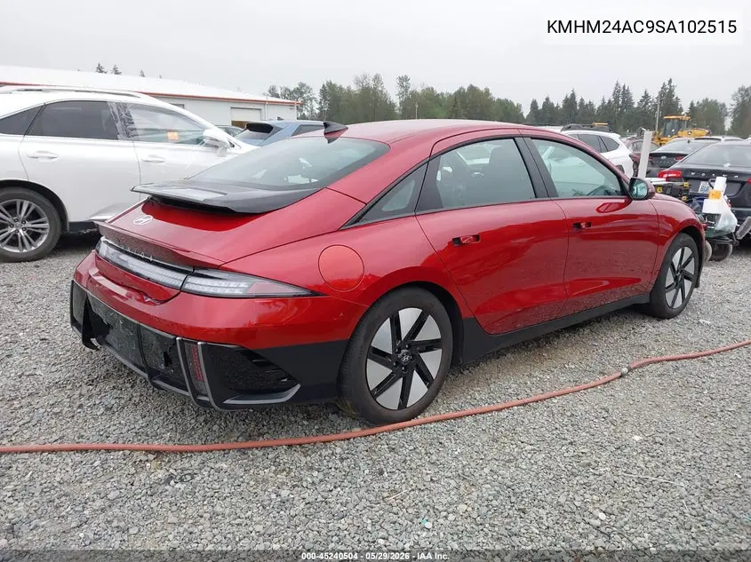 2025 Hyundai Ioniq 6 Se VIN: KMHM24AC9SA102515 Lot: 45240504