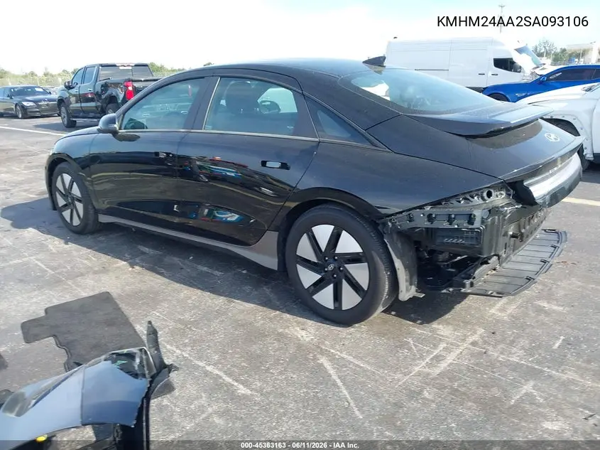 2025 Hyundai Ioniq 6 Se VIN: KMHM24AA2SA093106 Lot: 45363163