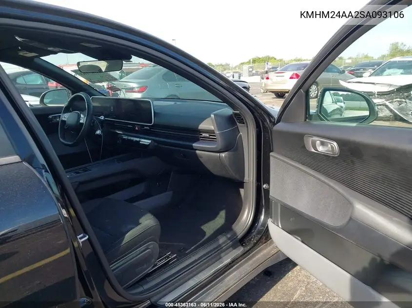 2025 Hyundai Ioniq 6 Se VIN: KMHM24AA2SA093106 Lot: 45363163