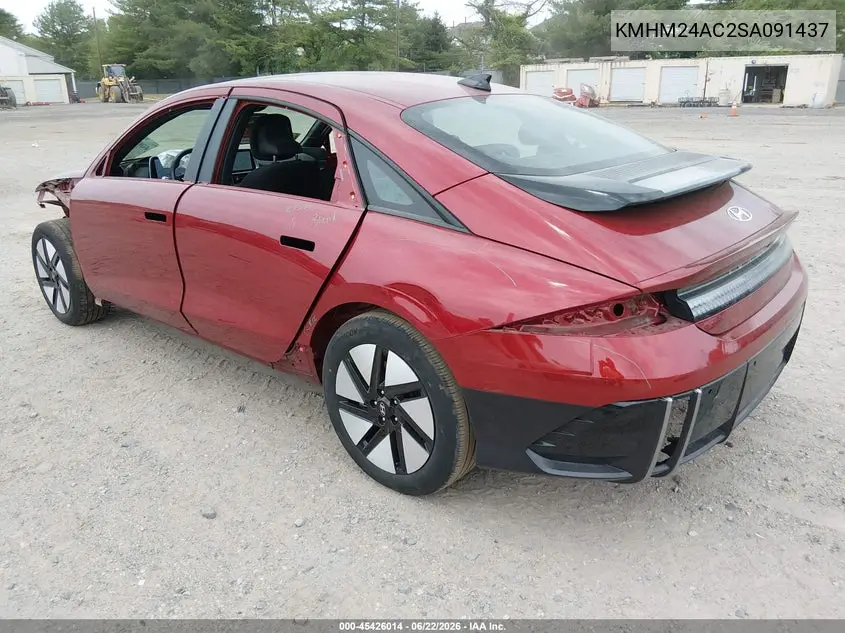 2025 Hyundai Ioniq 6 Se VIN: KMHM24AC2SA091437 Lot: 45426014
