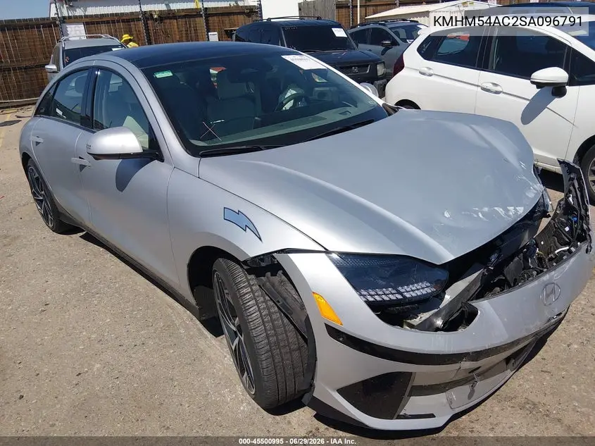 2025 Hyundai Ioniq 6 Limited VIN: KMHM54AC2SA096791 Lot: 45500995