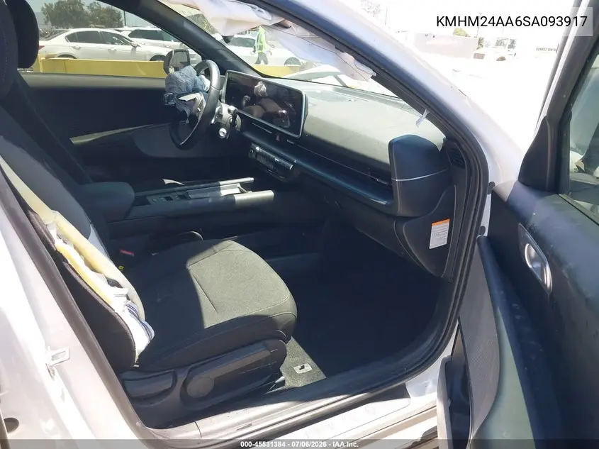 2025 Hyundai Ioniq 6 Se VIN: KMHM24AA6SA093917 Lot: 45531384