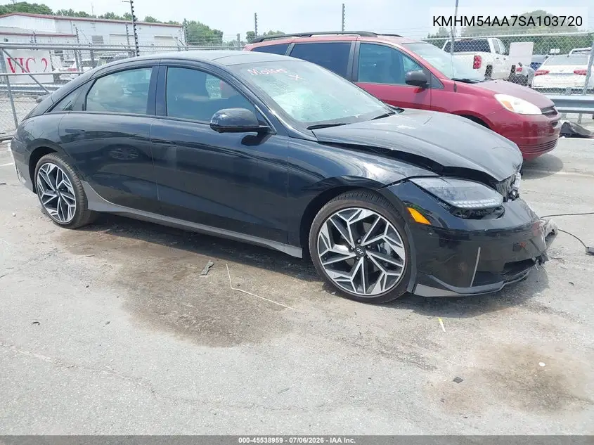 2025 Hyundai Ioniq 6 Limited VIN: KMHM54AA7SA103720 Lot: 45538959