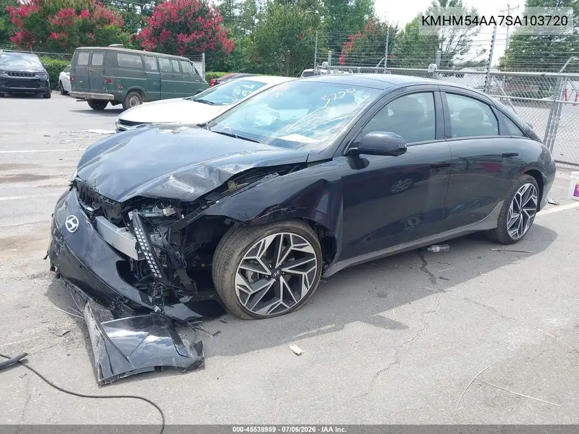 2025 Hyundai Ioniq 6 Limited VIN: KMHM54AA7SA103720 Lot: 45538959