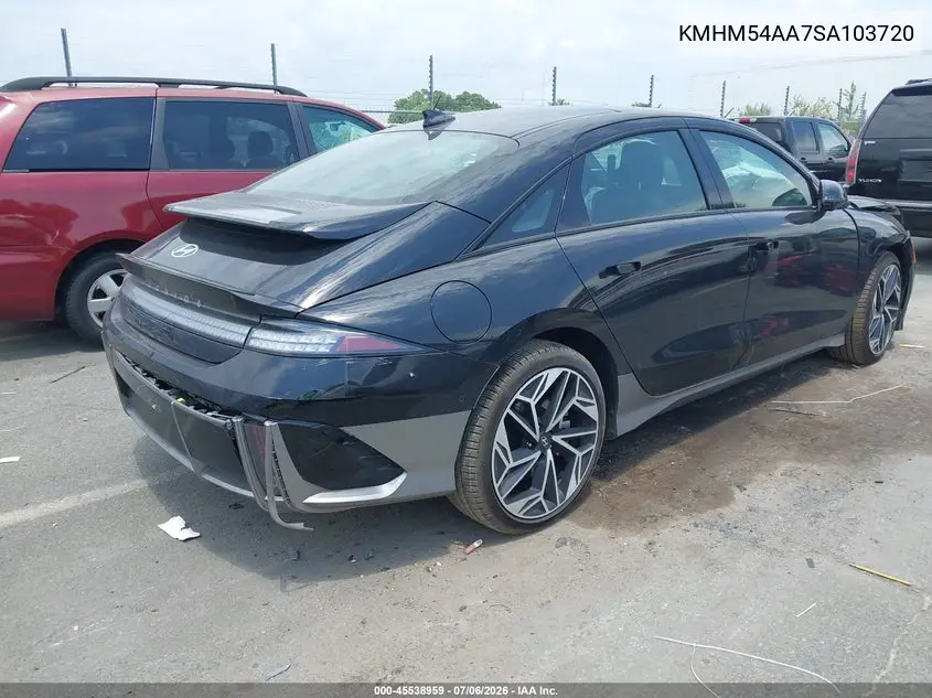 2025 Hyundai Ioniq 6 Limited VIN: KMHM54AA7SA103720 Lot: 45538959