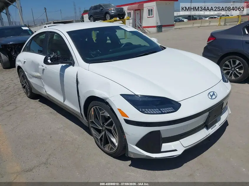 2025 Hyundai Ioniq 6 Sel VIN: KMHM34AA2SA084063 Lot: 45590010