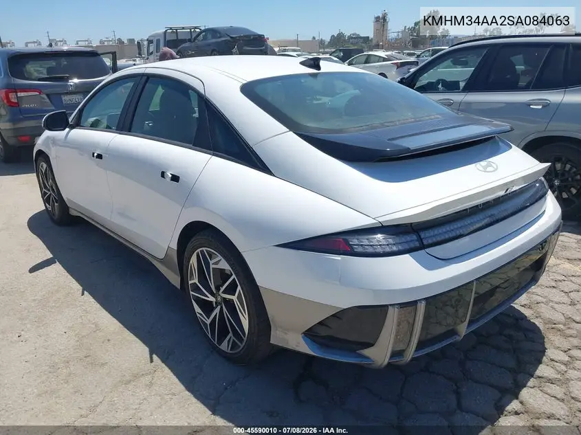 2025 Hyundai Ioniq 6 Sel VIN: KMHM34AA2SA084063 Lot: 45590010