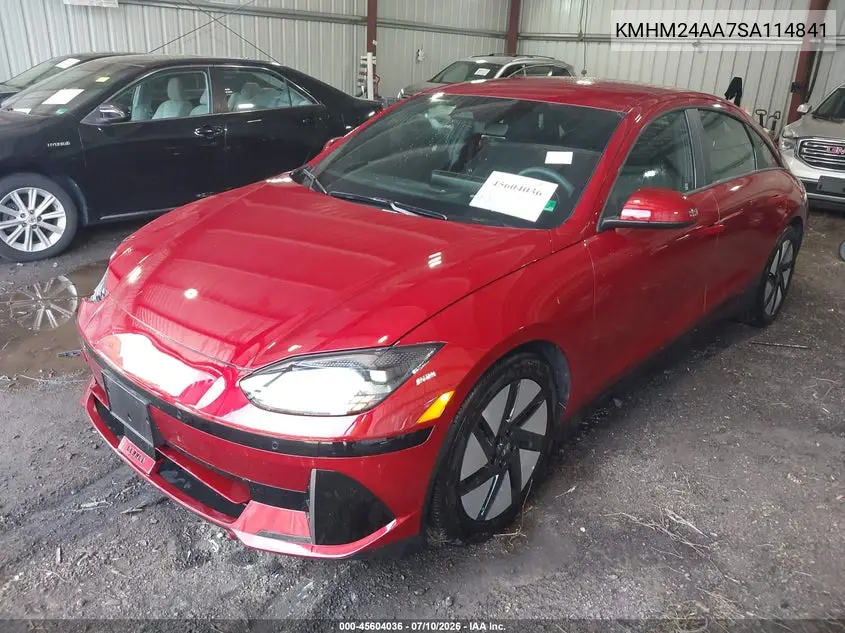 2025 Hyundai Ioniq 6 Se VIN: KMHM24AA7SA114841 Lot: 45604036