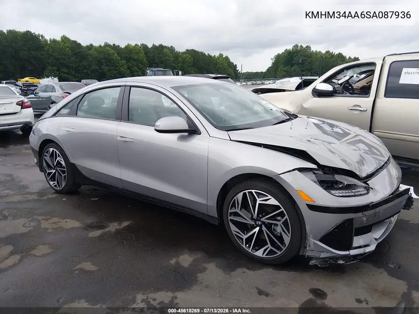 2025 Hyundai Ioniq 6 Sel VIN: KMHM34AA6SA087936 Lot: 45618269
