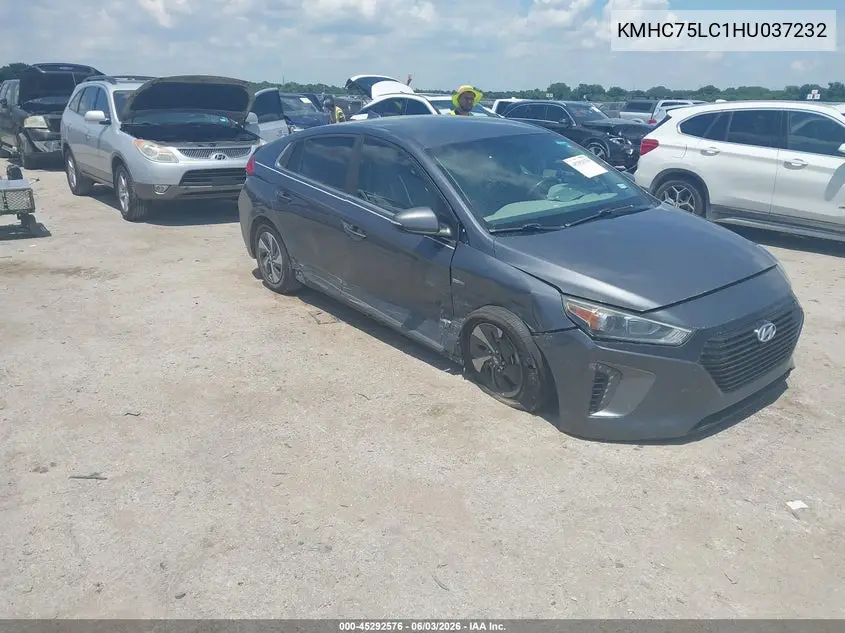 2017 Hyundai Ioniq Hybrid Sel VIN: KMHC75LC1HU037232 Lot: 45292576