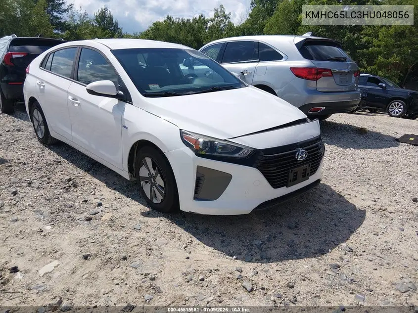 2017 Hyundai Ioniq Hybrid Blue VIN: KMHC65LC3HU048056 Lot: 45515981