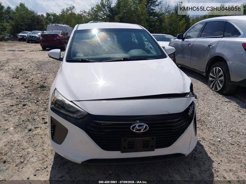 2017 Hyundai Ioniq Hybrid Blue VIN: KMHC65LC3HU048056 Lot: 45515981