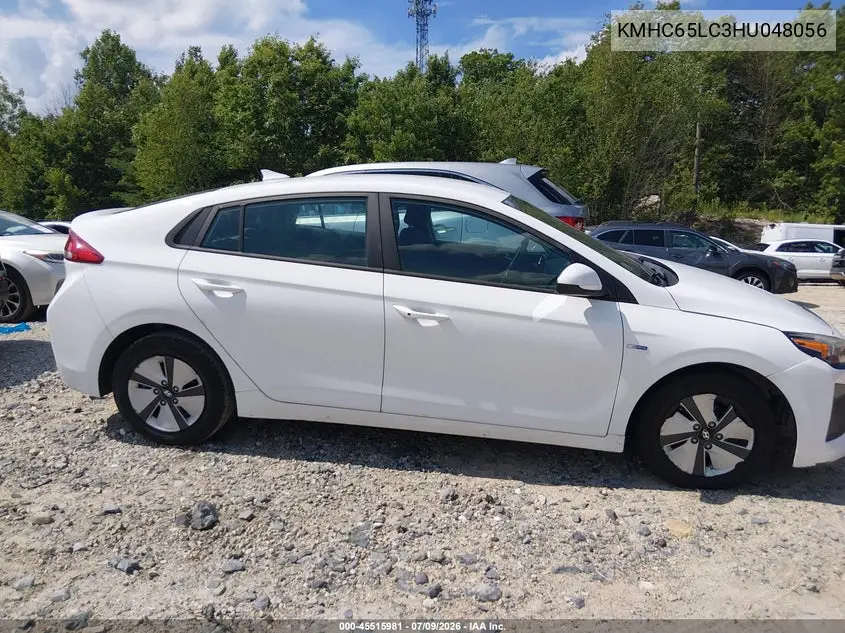 2017 Hyundai Ioniq Hybrid Blue VIN: KMHC65LC3HU048056 Lot: 45515981