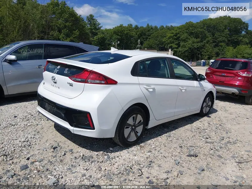 2017 Hyundai Ioniq Hybrid Blue VIN: KMHC65LC3HU048056 Lot: 45515981