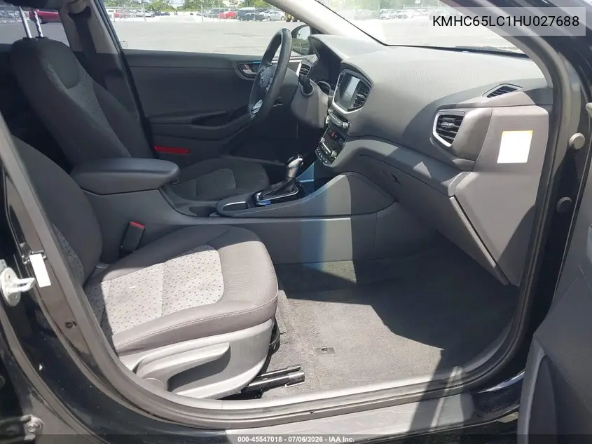2017 Hyundai Ioniq Hybrid Blue VIN: KMHC65LC1HU027688 Lot: 45547018