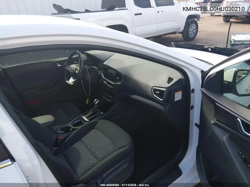 2017 Hyundai Ioniq Hybrid Sel VIN: KMHC75LC0HU030210 Lot: 45589360