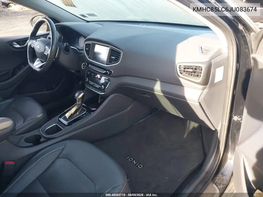 2018 Hyundai Ioniq Hybrid Limited VIN: KMHC85LC6JU083674 Lot: 45282718