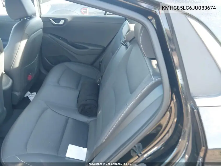 2018 Hyundai Ioniq Hybrid Limited VIN: KMHC85LC6JU083674 Lot: 45282718