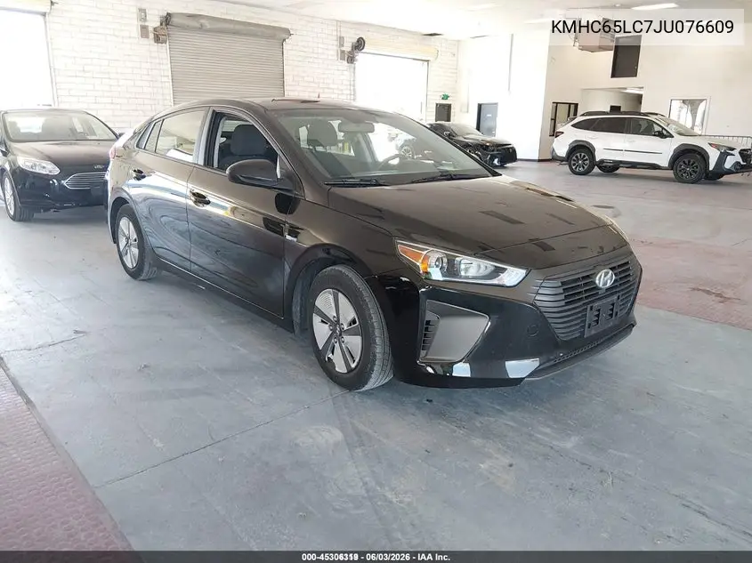 2018 Hyundai Ioniq Hybrid Blue VIN: KMHC65LC7JU076609 Lot: 45306319