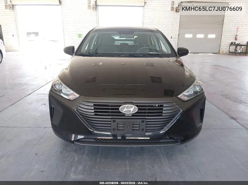 2018 Hyundai Ioniq Hybrid Blue VIN: KMHC65LC7JU076609 Lot: 45306319