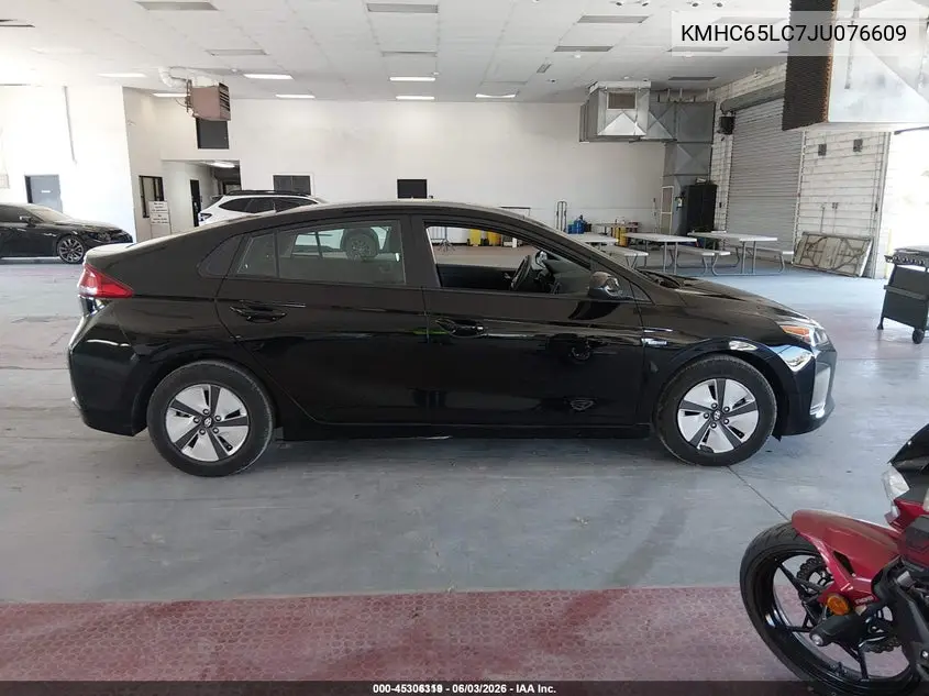 2018 Hyundai Ioniq Hybrid Blue VIN: KMHC65LC7JU076609 Lot: 45306319