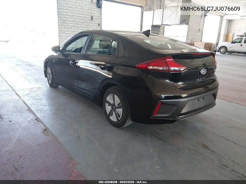2018 Hyundai Ioniq Hybrid Blue VIN: KMHC65LC7JU076609 Lot: 45306319
