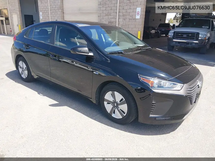 2018 Hyundai Ioniq Hybrid Blue VIN: KMHC65LC9JU076630 Lot: 45355503