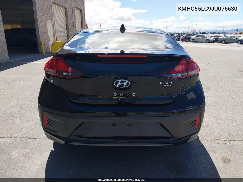 2018 Hyundai Ioniq Hybrid Blue VIN: KMHC65LC9JU076630 Lot: 45355503