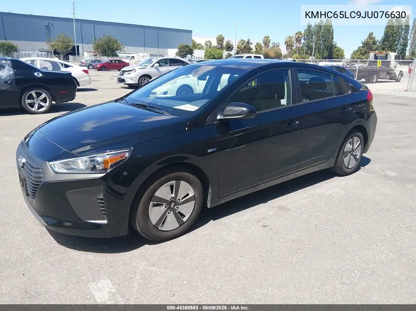 2018 Hyundai Ioniq Hybrid Blue VIN: KMHC65LC9JU076630 Lot: 45355503