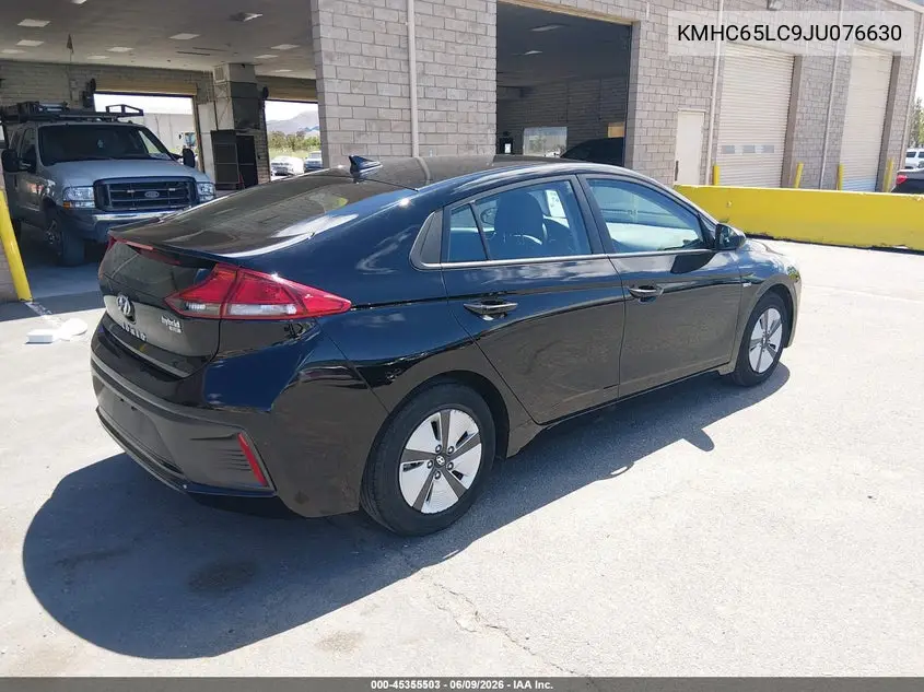 2018 Hyundai Ioniq Hybrid Blue VIN: KMHC65LC9JU076630 Lot: 45355503