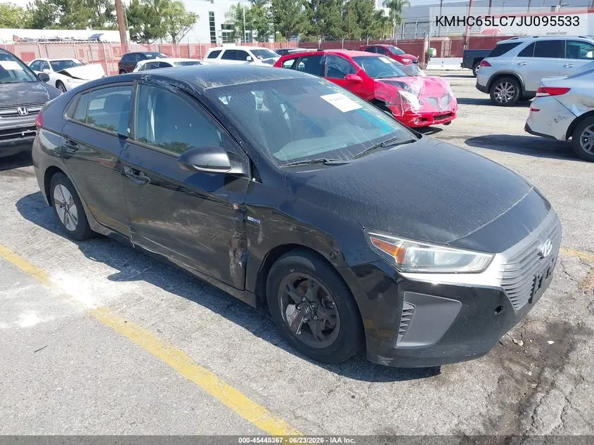 2018 Hyundai Ioniq Hybrid Blue VIN: KMHC65LC7JU095533 Lot: 45448367
