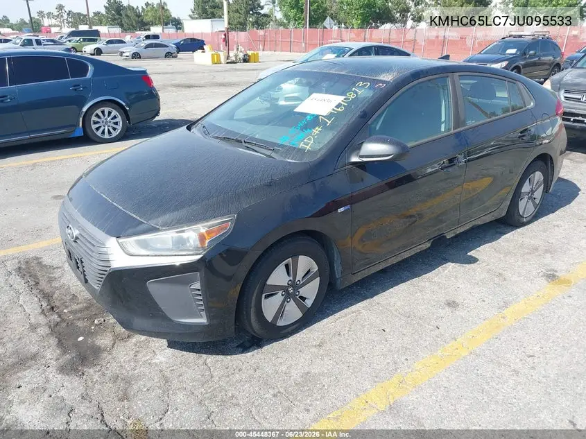 2018 Hyundai Ioniq Hybrid Blue VIN: KMHC65LC7JU095533 Lot: 45448367