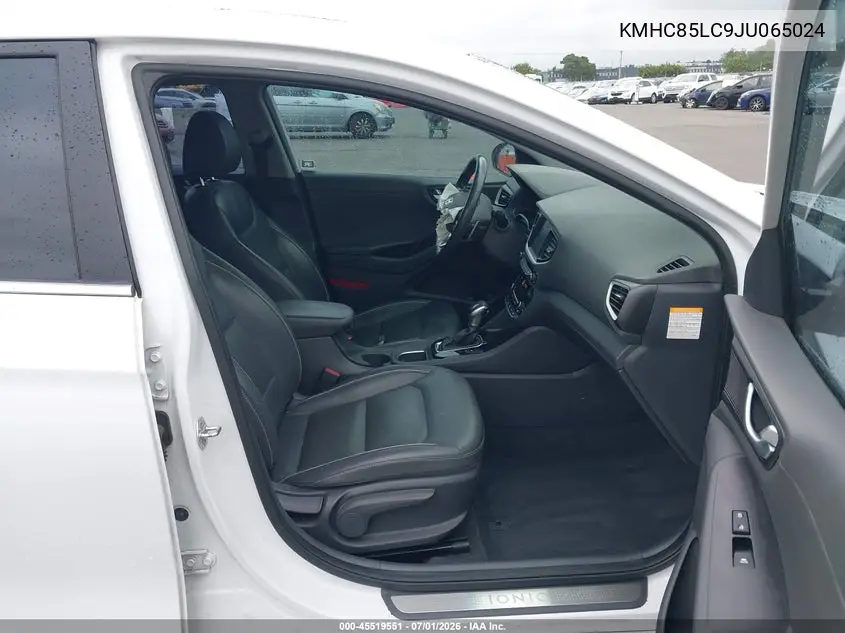 2018 Hyundai Ioniq Hybrid Limited VIN: KMHC85LC9JU065024 Lot: 45519551