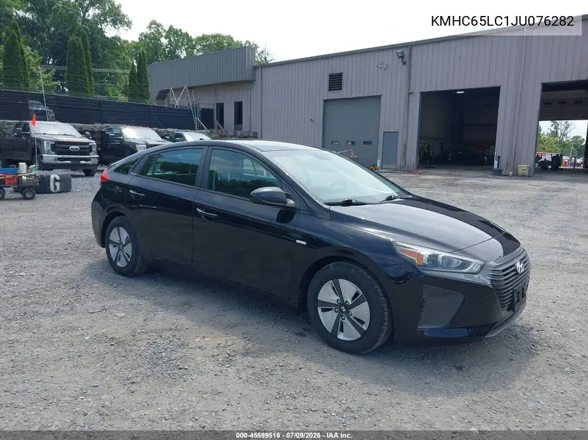 2018 Hyundai Ioniq Hybrid Blue VIN: KMHC65LC1JU076282 Lot: 45599516