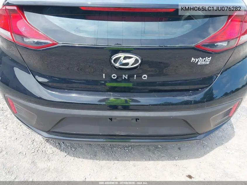 2018 Hyundai Ioniq Hybrid Blue VIN: KMHC65LC1JU076282 Lot: 45599516
